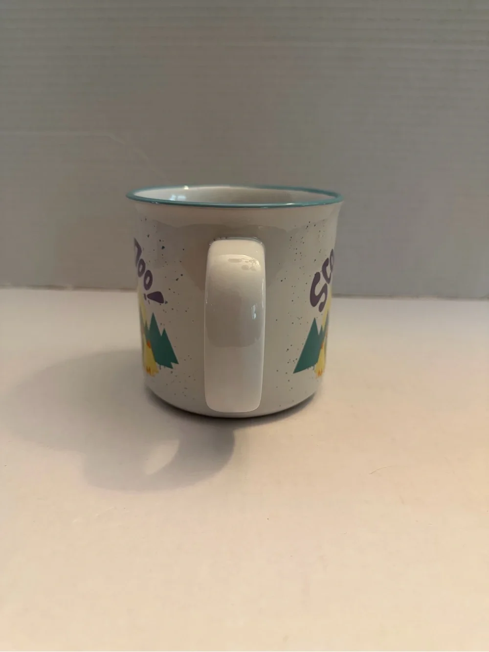 Ceramic Scooby-Doo coffee mug.
